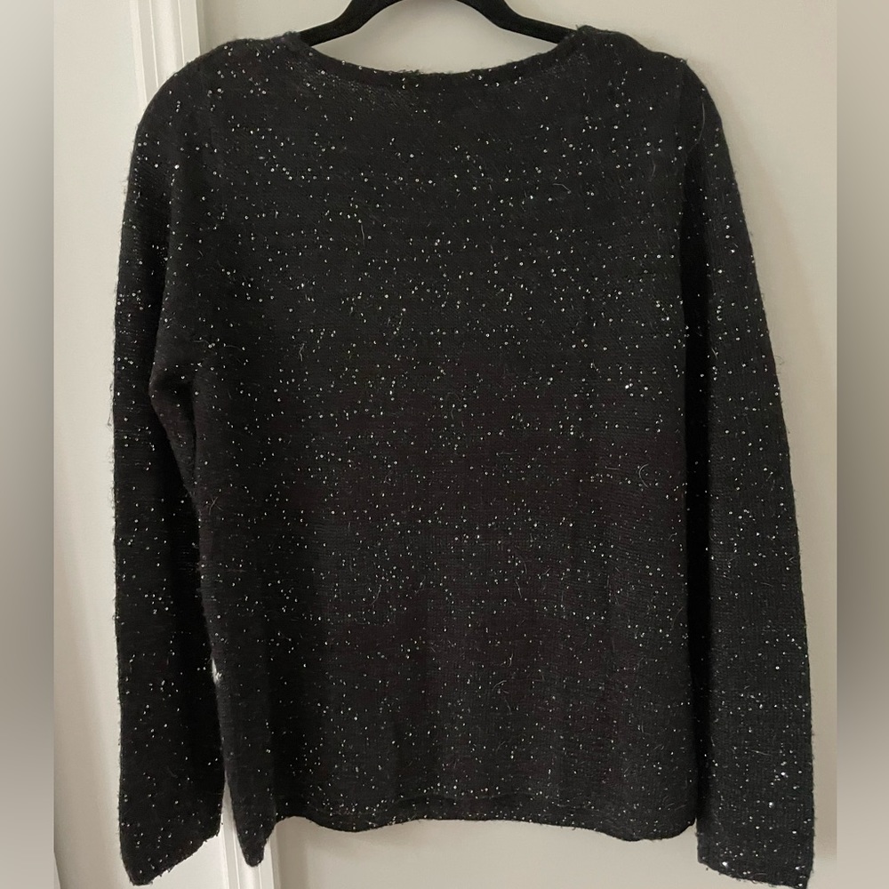 Rewind Sequined Starry Knit Sweater - Picture 2 of 5